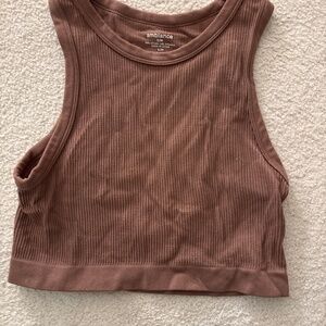 Brown tank top